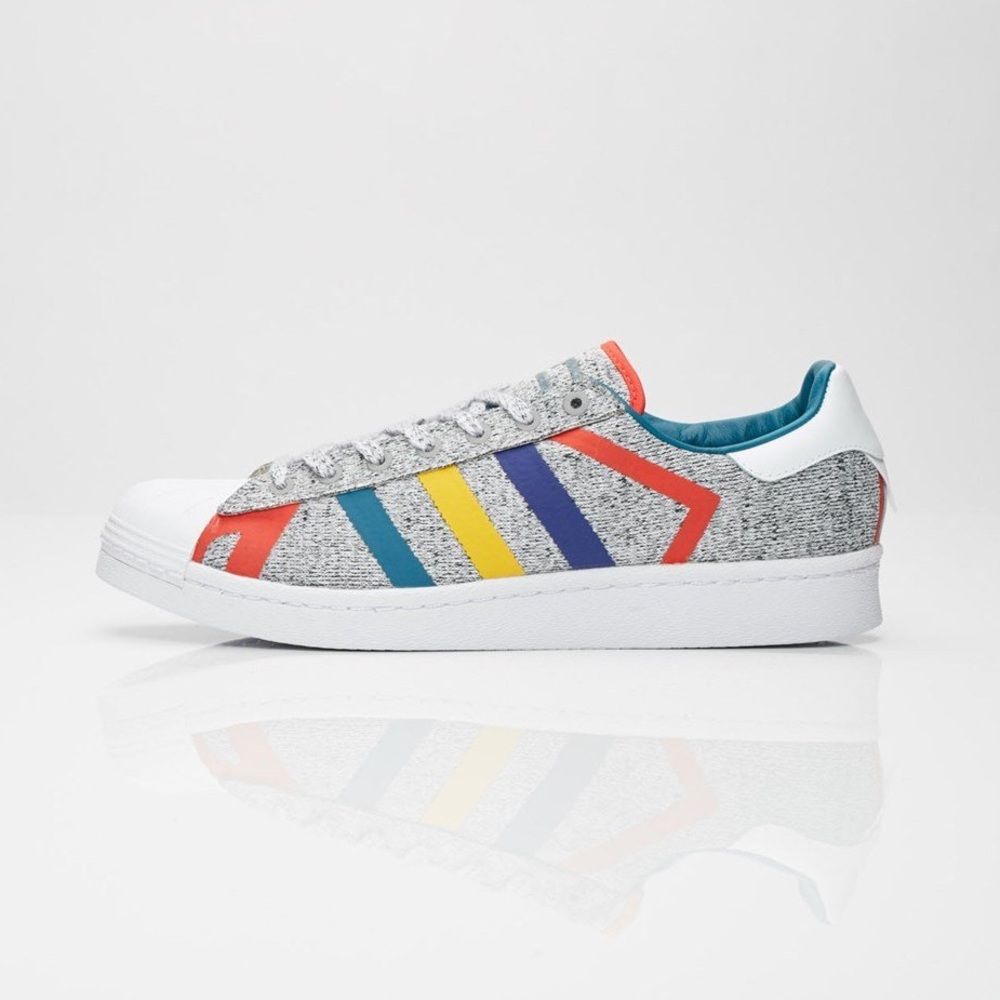 Adidas x White Mountaineering Superstar Boost sneaker knit gray - Picture 2 of 9
